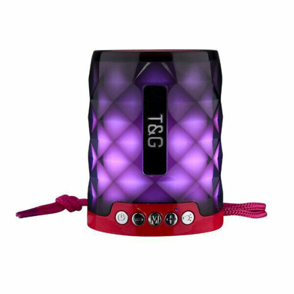 Crystal flashing bluetooth small speaker (rose)