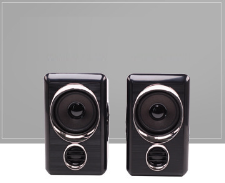 FT-165 Brushed Panel Diaphragm Mini Small Speaker (Mirror Silver)