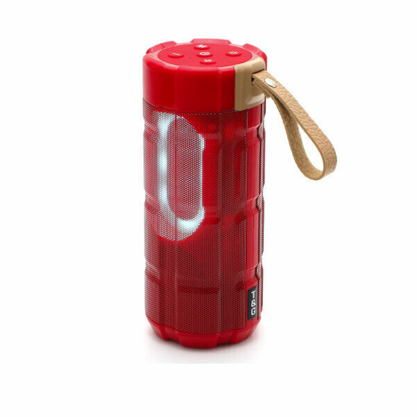Bluetooth lantern double speaker small speaker (red)