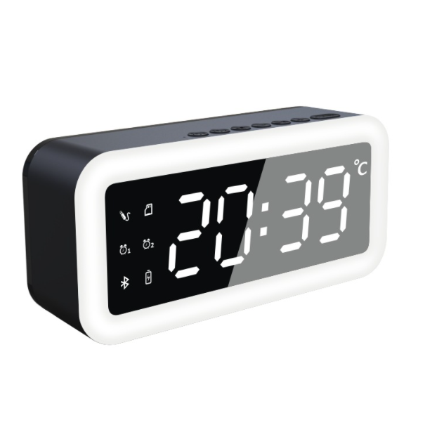 Clock Bluetooth Speaker (Black)