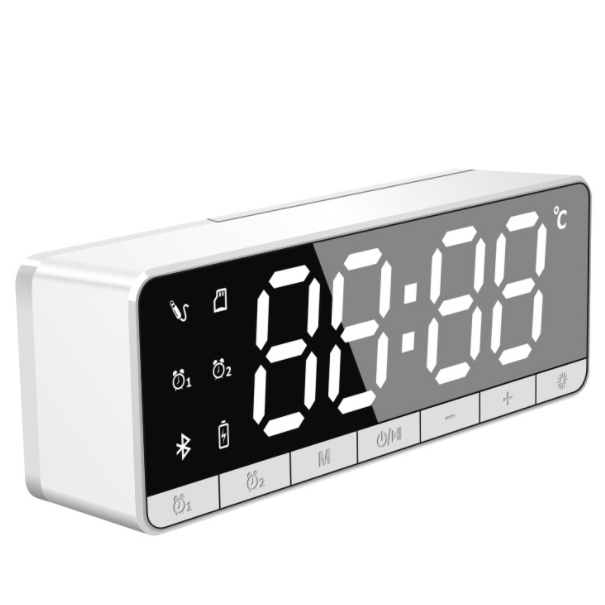 Children's Mirror Audio (Upgraded Dual Battery White)