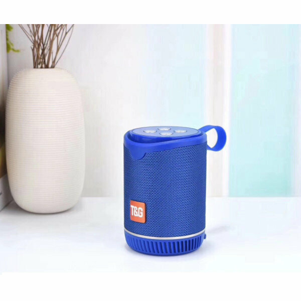 Fabric bluetooth subwoofer (blue)