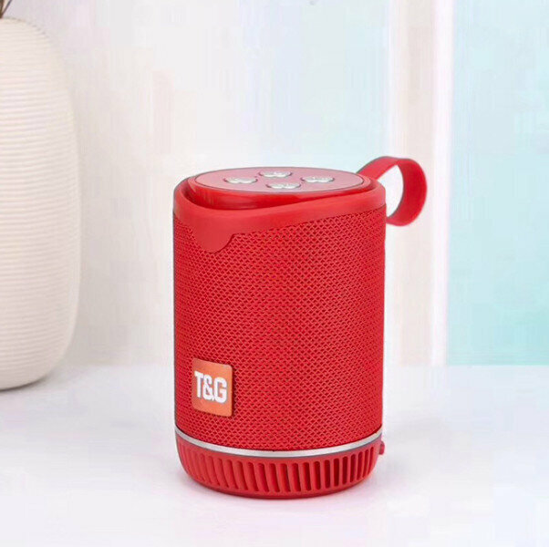 Fabric bluetooth subwoofer (red)