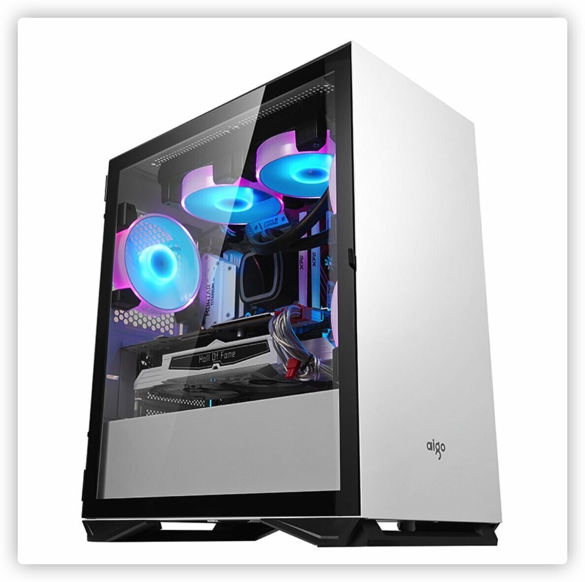 YOGO M2 Chassis matx Desktop Small Case (White)