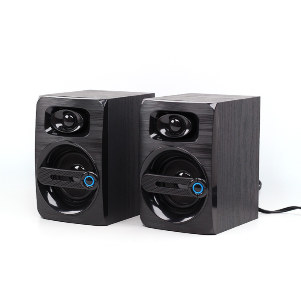 FT-108 New Wood 2.0 Multimedia Desktop Audio (Black Wood Grain)