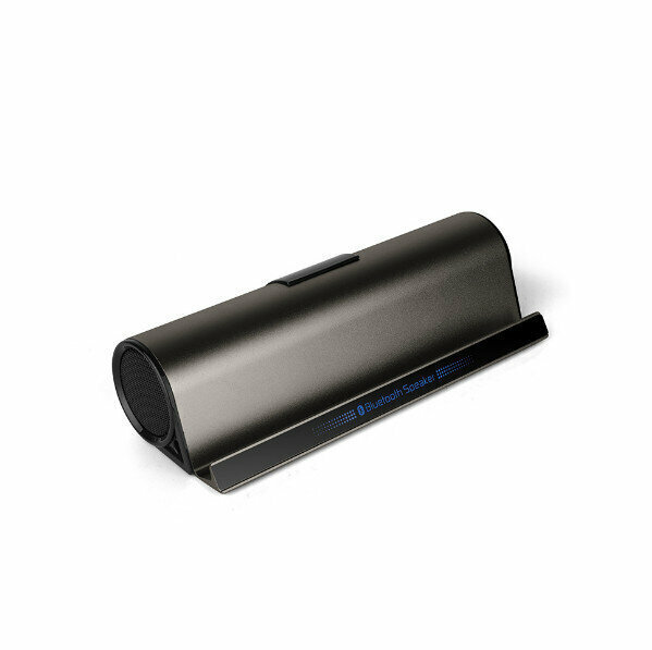 Aluminum alloy mobile phone holder, Bluetooth speaker, tablet stand, wireless audio (brown)