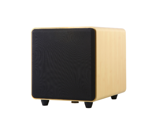 Home Theater Multimedia Shock Subwoofer (Yellow Wood Grain)