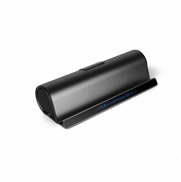 Aluminum alloy mobile phone holder, Bluetooth speaker, tablet stand, wireless audio (black)