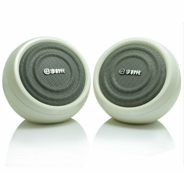 2.0 USB Mini Speaker-V03-White