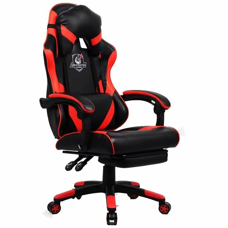 Gaming chair hotel office chair (black and red color)