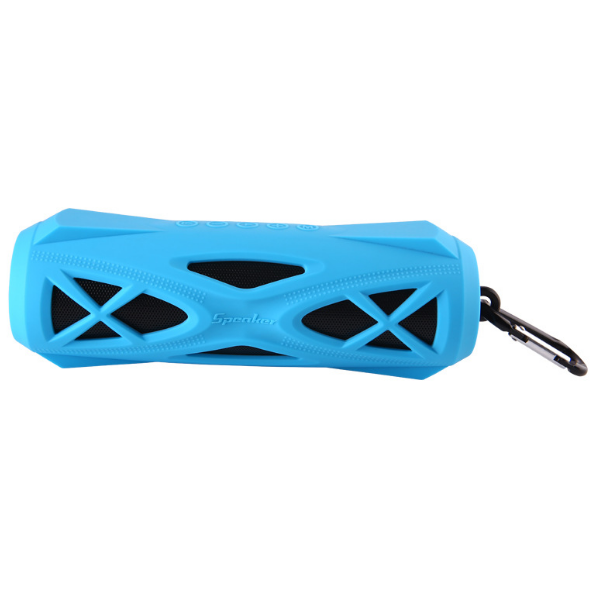 Portable Bluetooth Card Dual Speaker Speaker (Light Blue)#