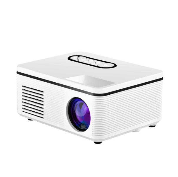 S361/H90 Mini Projector Home Cross Border LED Portable Micro HD 1080P Projector (White)