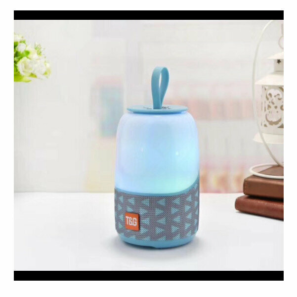 Bluetooth lantern subwoofer (triangular blue)