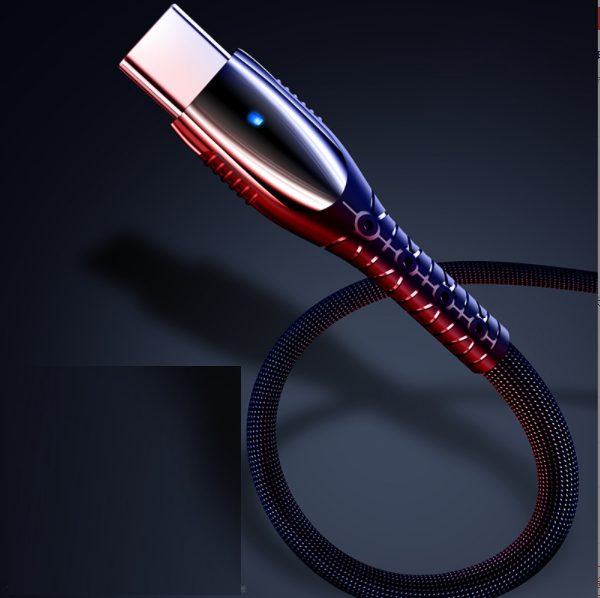 【2pcs】For HUAWEI 5A Super Fast Charging Cable, TYPE-C Zinc Alloy Fast Charging Cable(3A Apple Port, Black)