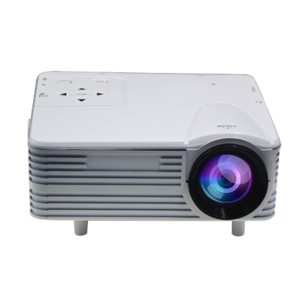 H80 Mini Home Projector Micro Portable LED HD 1080P Small Projector (White)