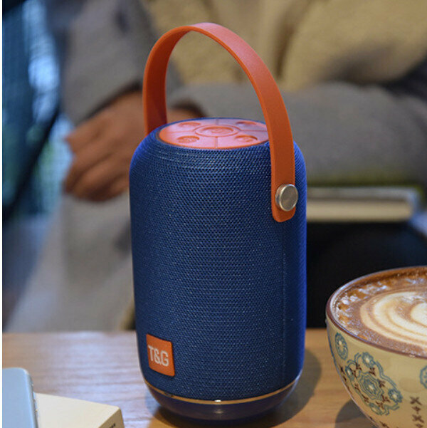 Outdoor portable bluetooth subwoofer (blue)