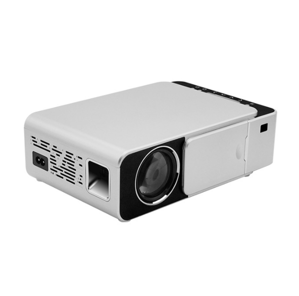 T6/T5 Micro Projector Home Smart Android WIFI Mobile Phone Projector Portable HD Projection (T6 Silver Standard Normal Version (Can't be connected to a mobile phone))