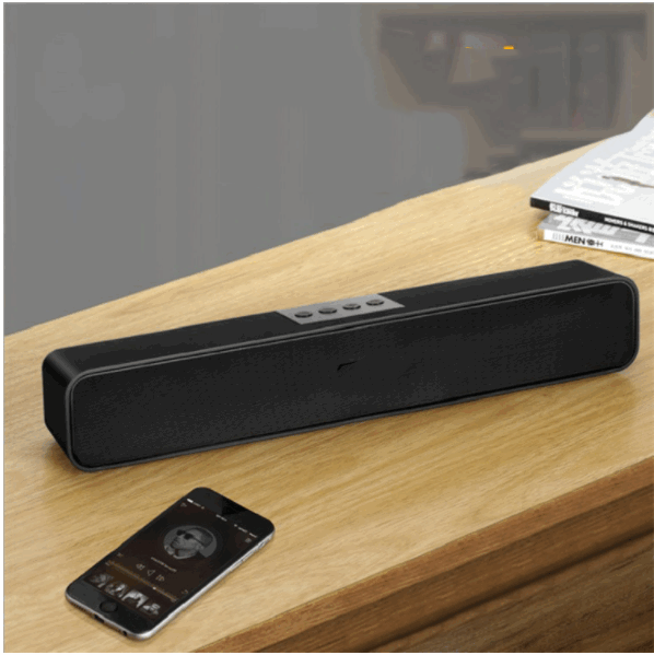 Bluetooth subwoofer small speaker (phantom black Bluetooth built-in battery model)