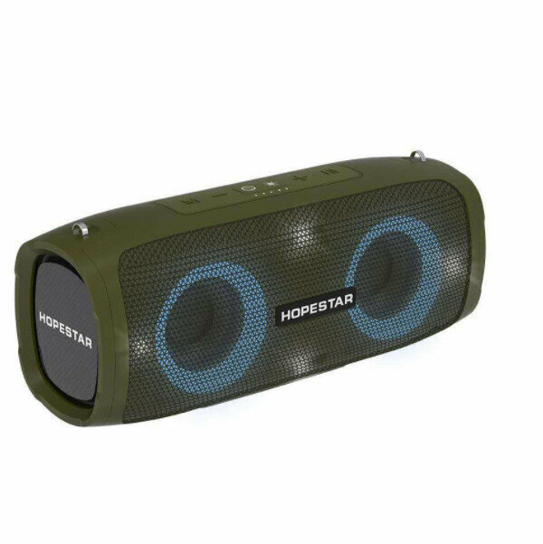 Colorful flashing bluetooth subwoofer (green)