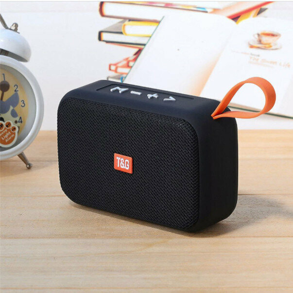 Outdoor portable bluetooth fabric speaker (black)