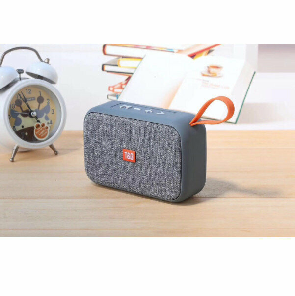 Outdoor portable bluetooth fabric speaker (gray)