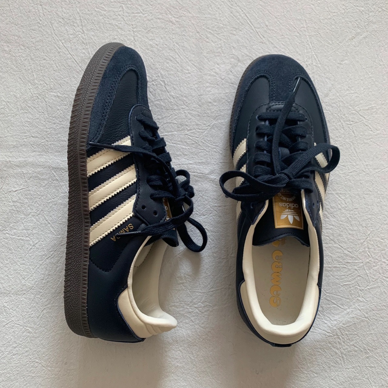ADIDAS ORIGINAL SAMBA OG 藏青 午夜藍 奶油色 ID2056 / 調貨