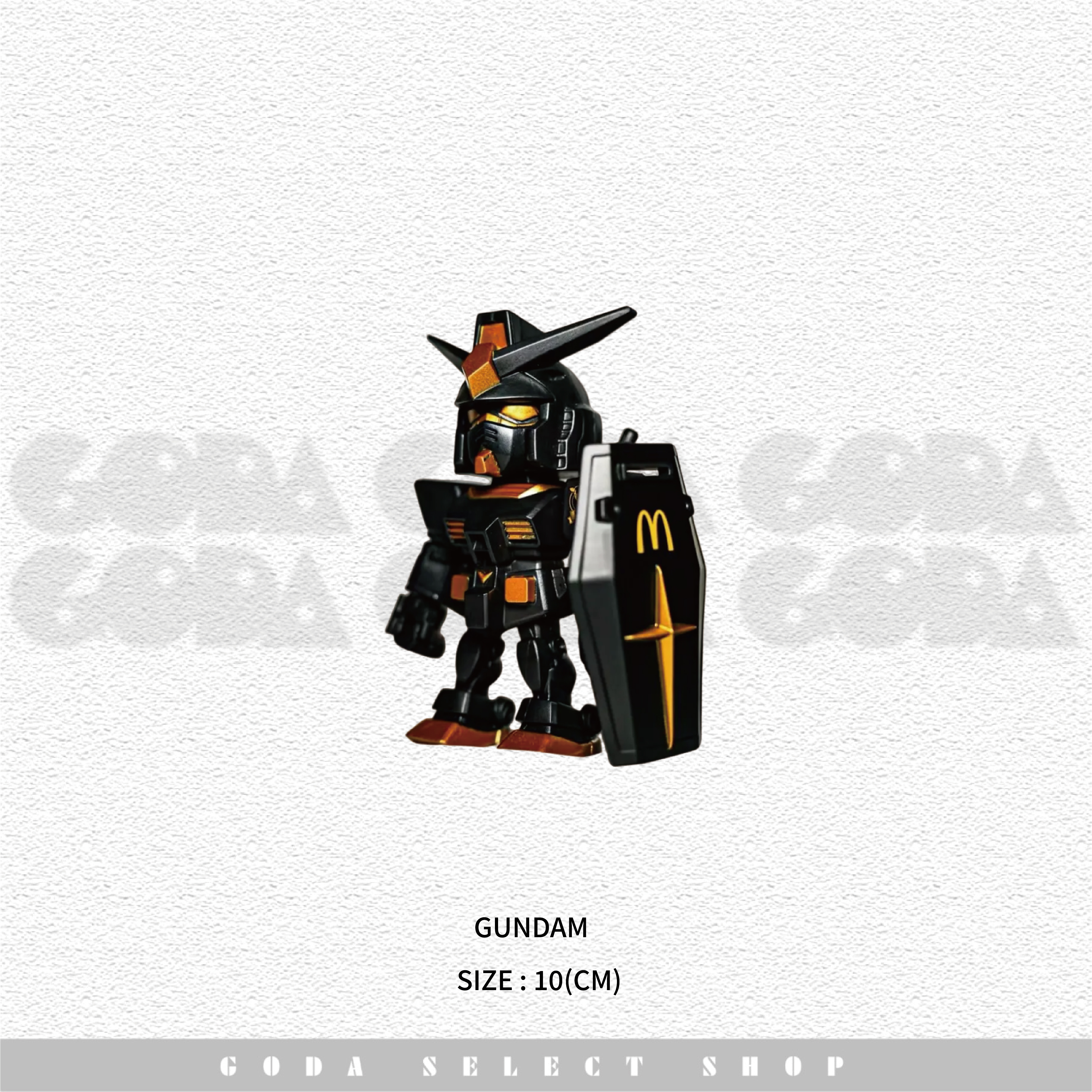 GUNDAM X MCDONALD’S 麥當勞 萬代 鋼彈 安格斯 高達 聯名 公仔 模型 黑金 RX782