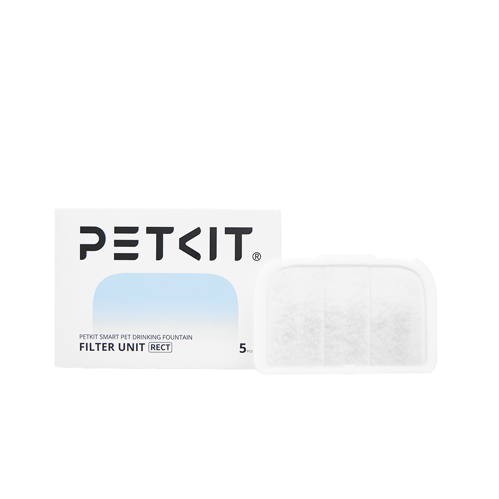 PETKIT 佩奇｜活水機方型複合濾心 (5入/盒) MAX真無線專用