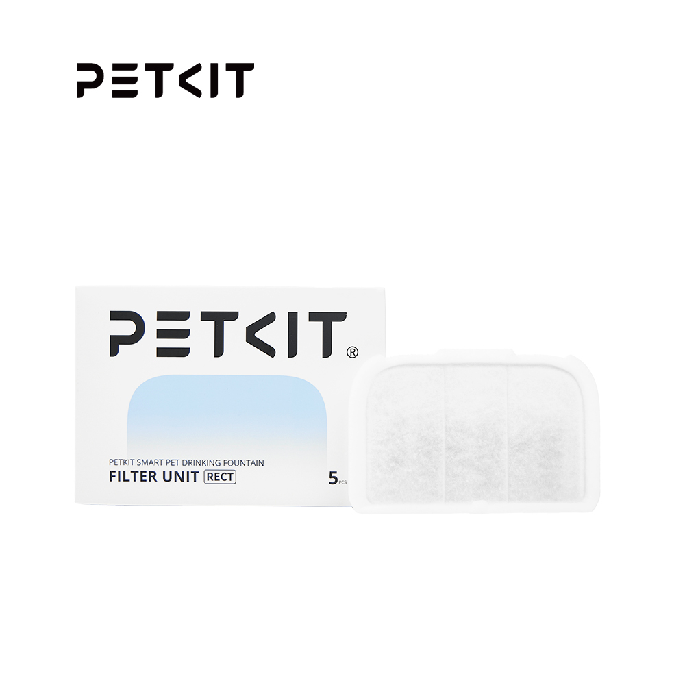 PETKIT 佩奇｜活水機方型複合濾心 (5入/盒) MAX真無線專用