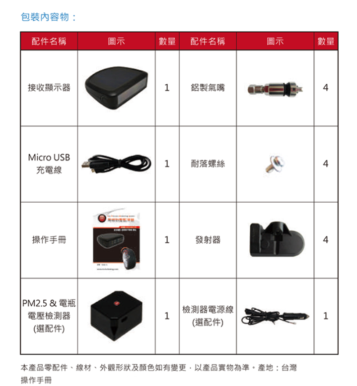 【ORO】W427-A 通用型 胎壓偵測器 安托華輪胎世界