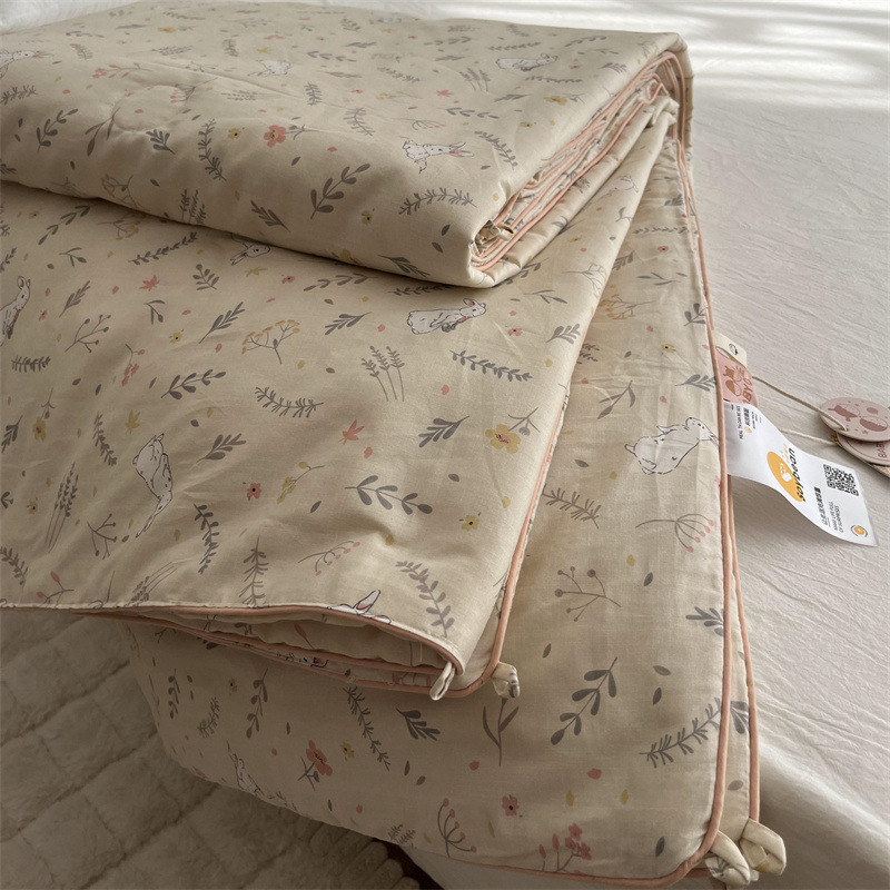《4681》ins風簡約可愛素花色四季被