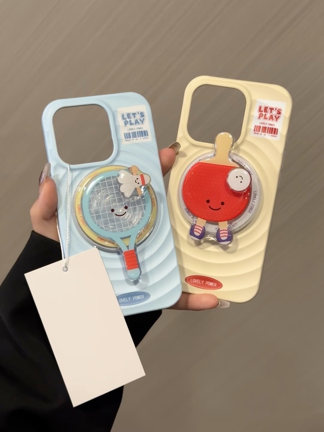 【現貨】波漾紋 旋轉磁吸支架 手機殼 羽毛球 乒乓球拍 適用iPhone16 15 14 13 12 Pro Max 手機殼 磁吸
