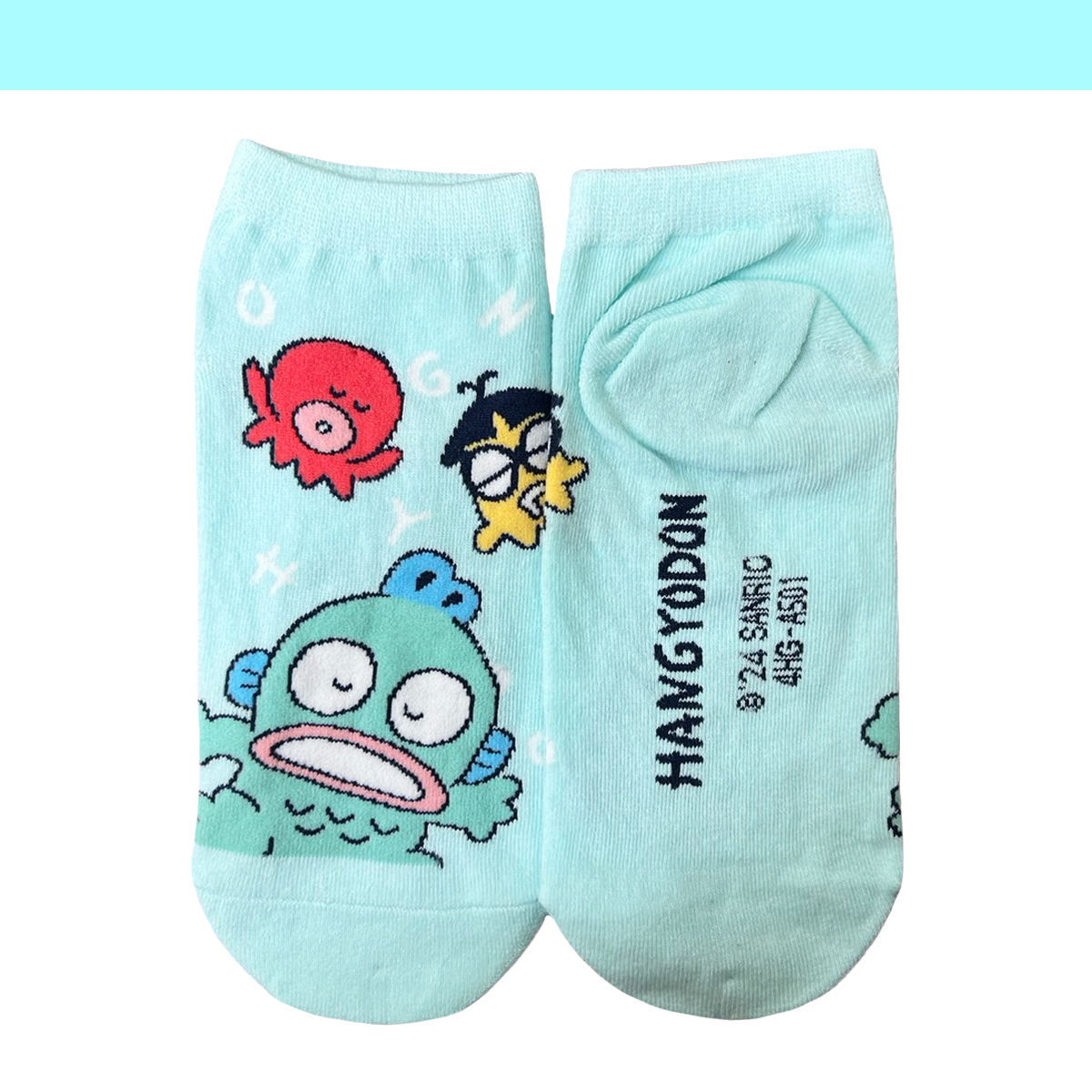 三麗鷗系列直版襪 人魚漢頓 童直版襪 兒童直版襪 襪子 童襪 大童襪 直版襪