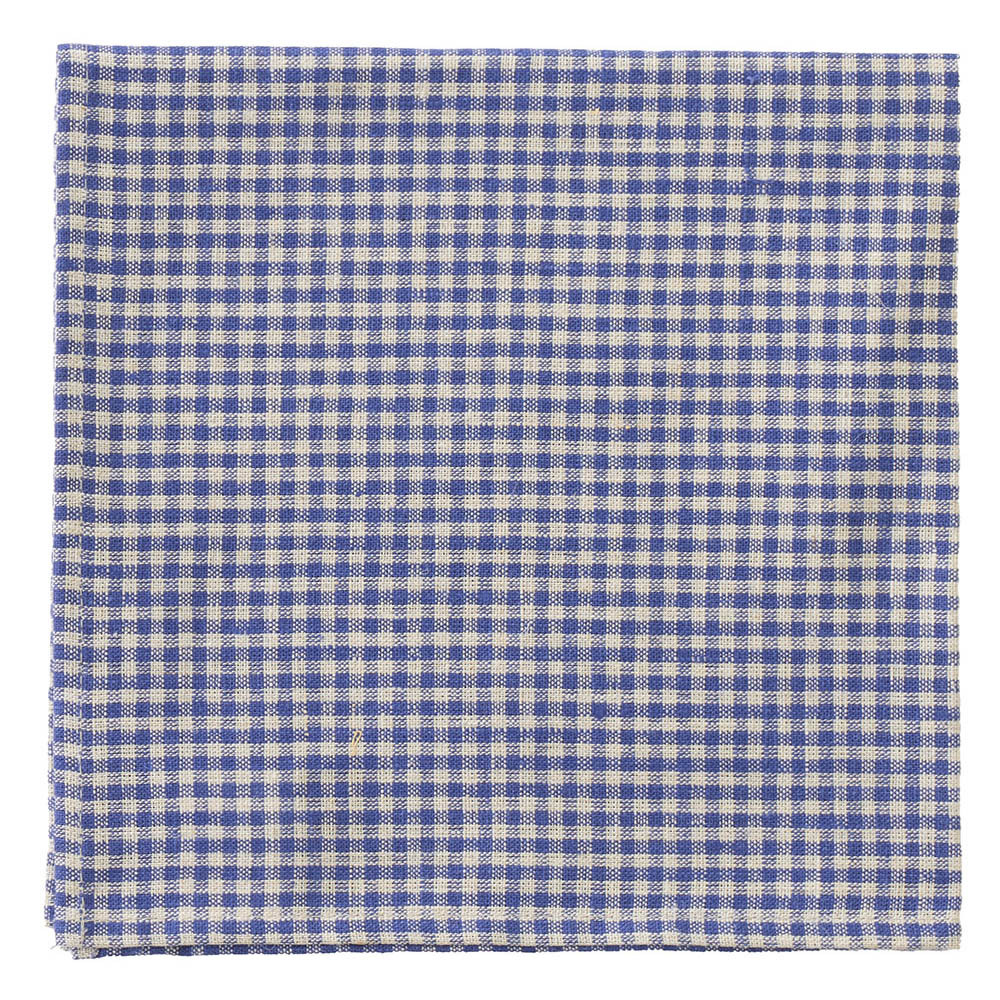 fog - 亞麻餐巾 / 楔木藍嘉頓格紋
