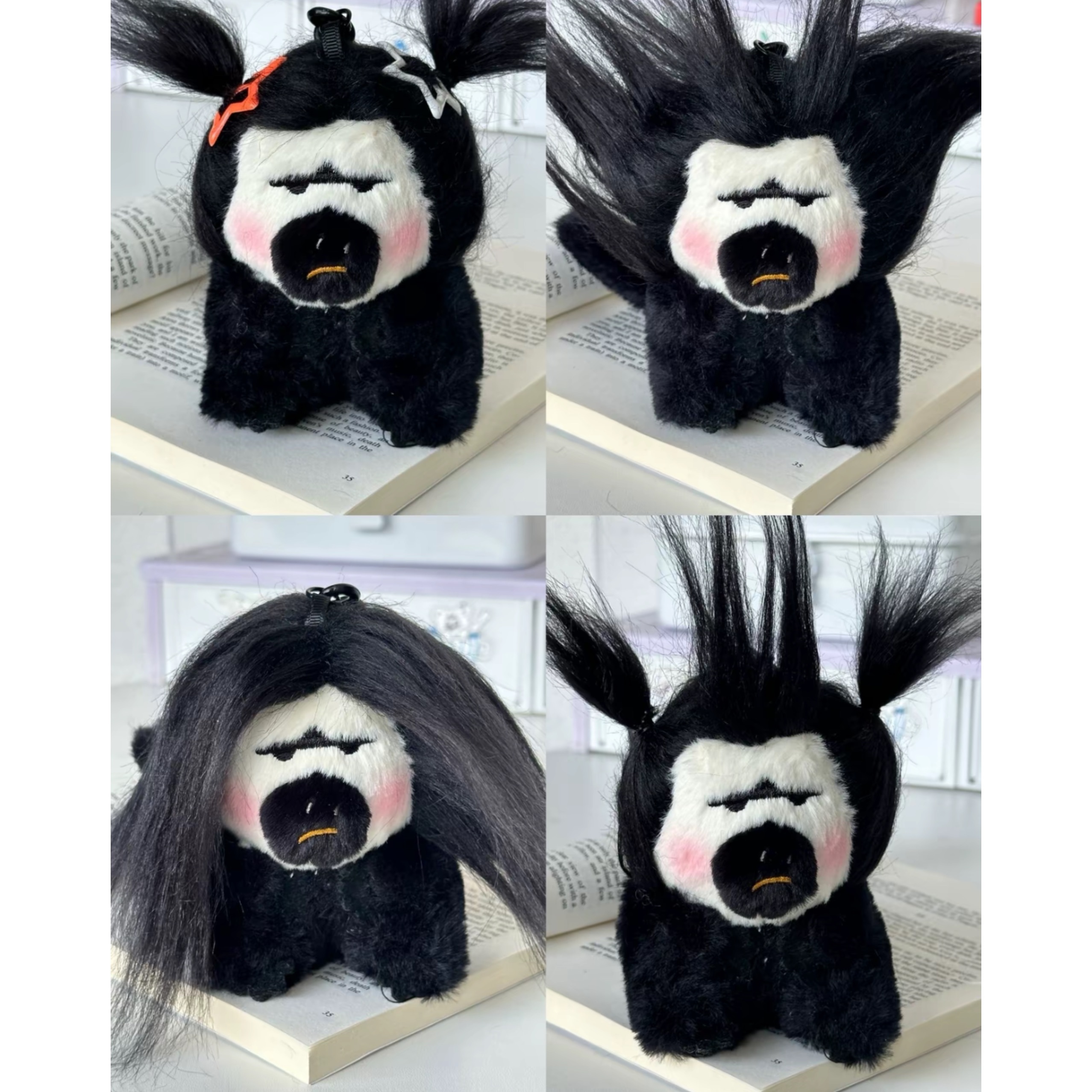 X3COMMUNE 小白面猴 醜萌 毛絨 可變化造型 吊飾 掛飾 / 預購