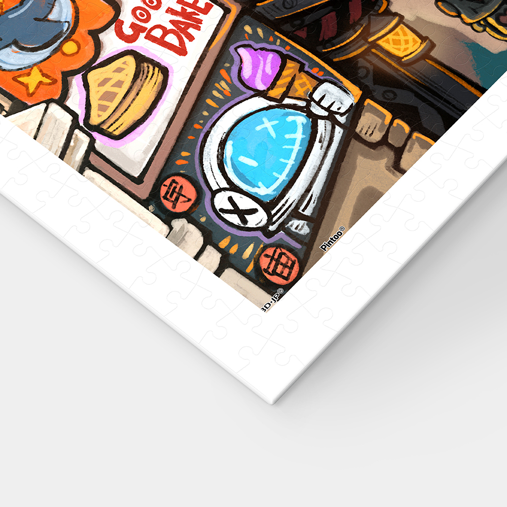 H3607 - 平面2000片- 泡麵- 藝術街