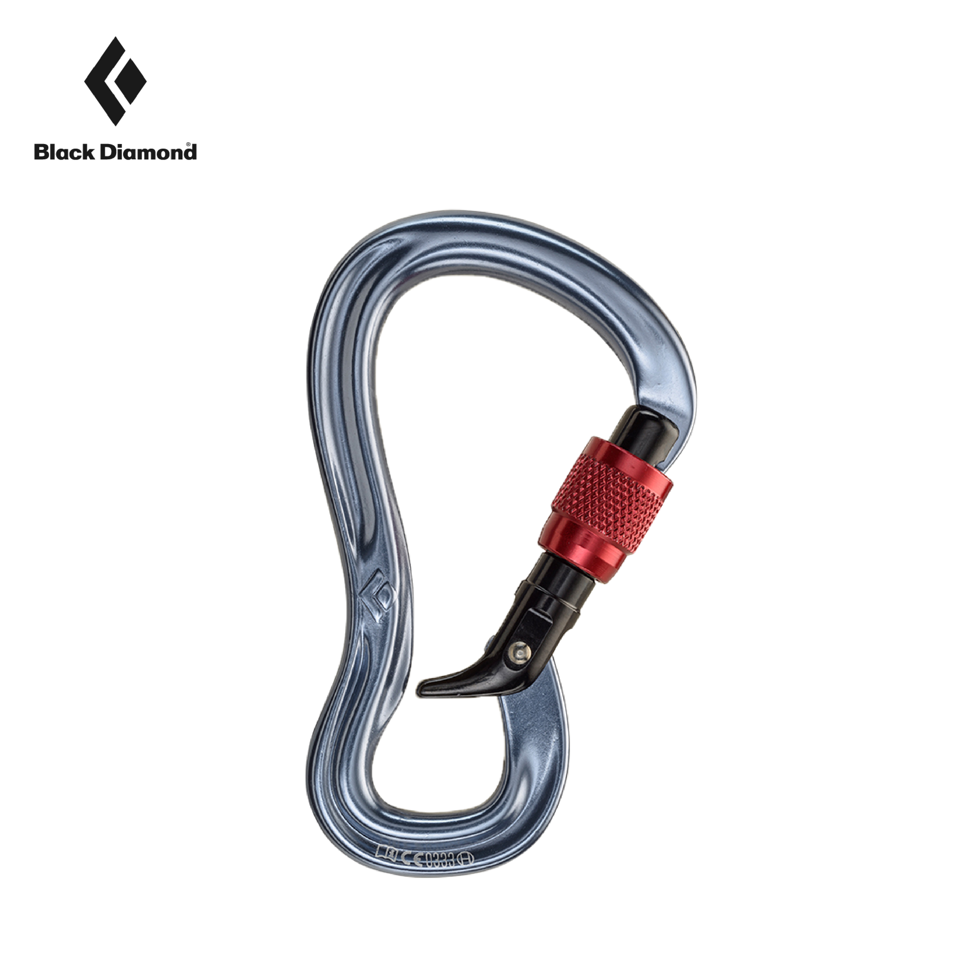 Black Diamond 美國 GRIDLOCK SCREWGATE 快扣鉤環 (灰) 保險鉤環/鑰匙圈/攀岩/露營 79BD210278