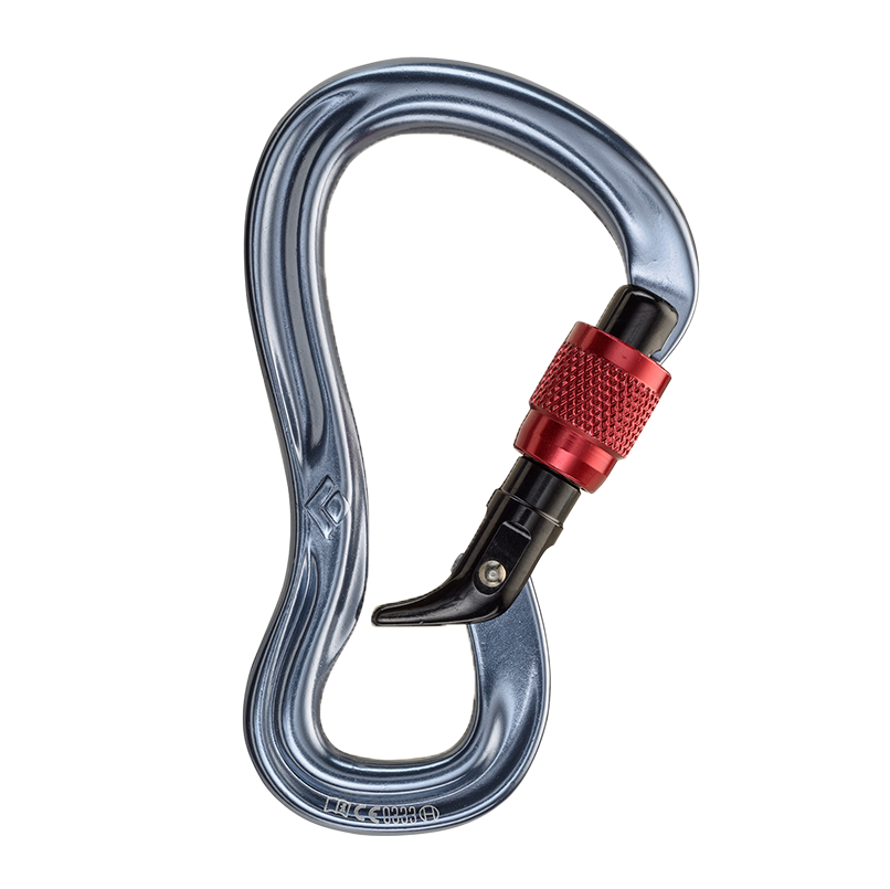 Black Diamond 美國 GRIDLOCK SCREWGATE 快扣鉤環 (灰) 保險鉤環/鑰匙圈/攀岩/露營 79BD210278
