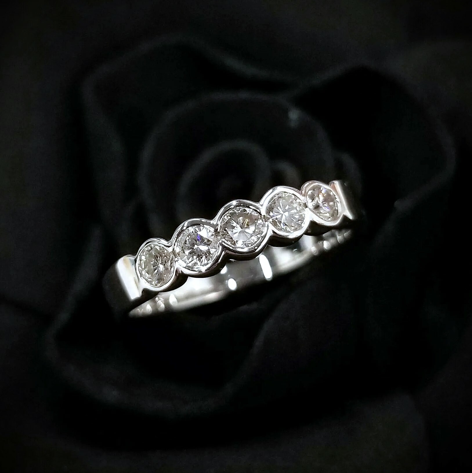 18K White Gold 0.47ct Diamond Ring