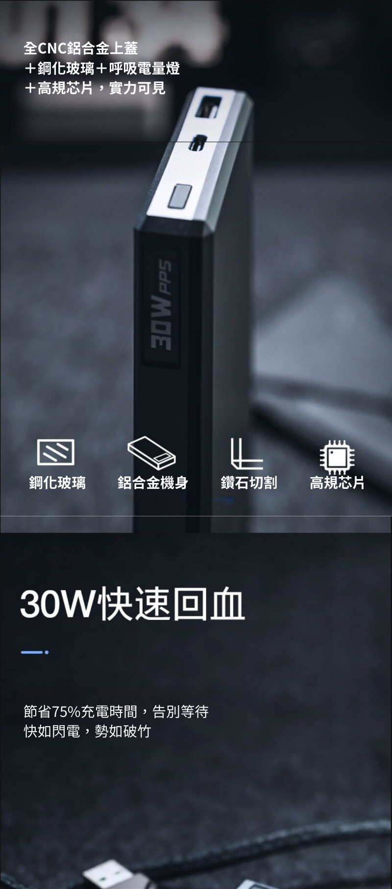 Tegic block 30 移動電源 10000mAh |尿袋 |行動電源