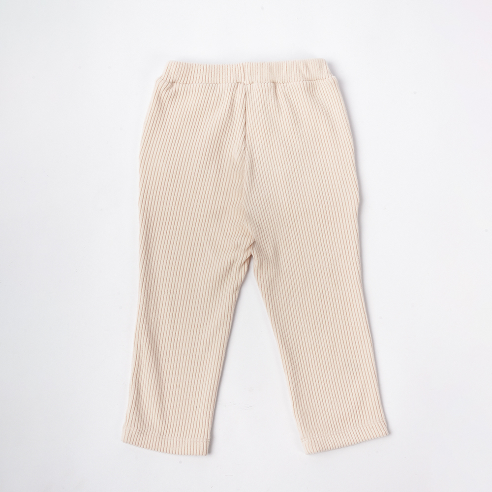 PIPPY可愛動物袋口長褲 米白