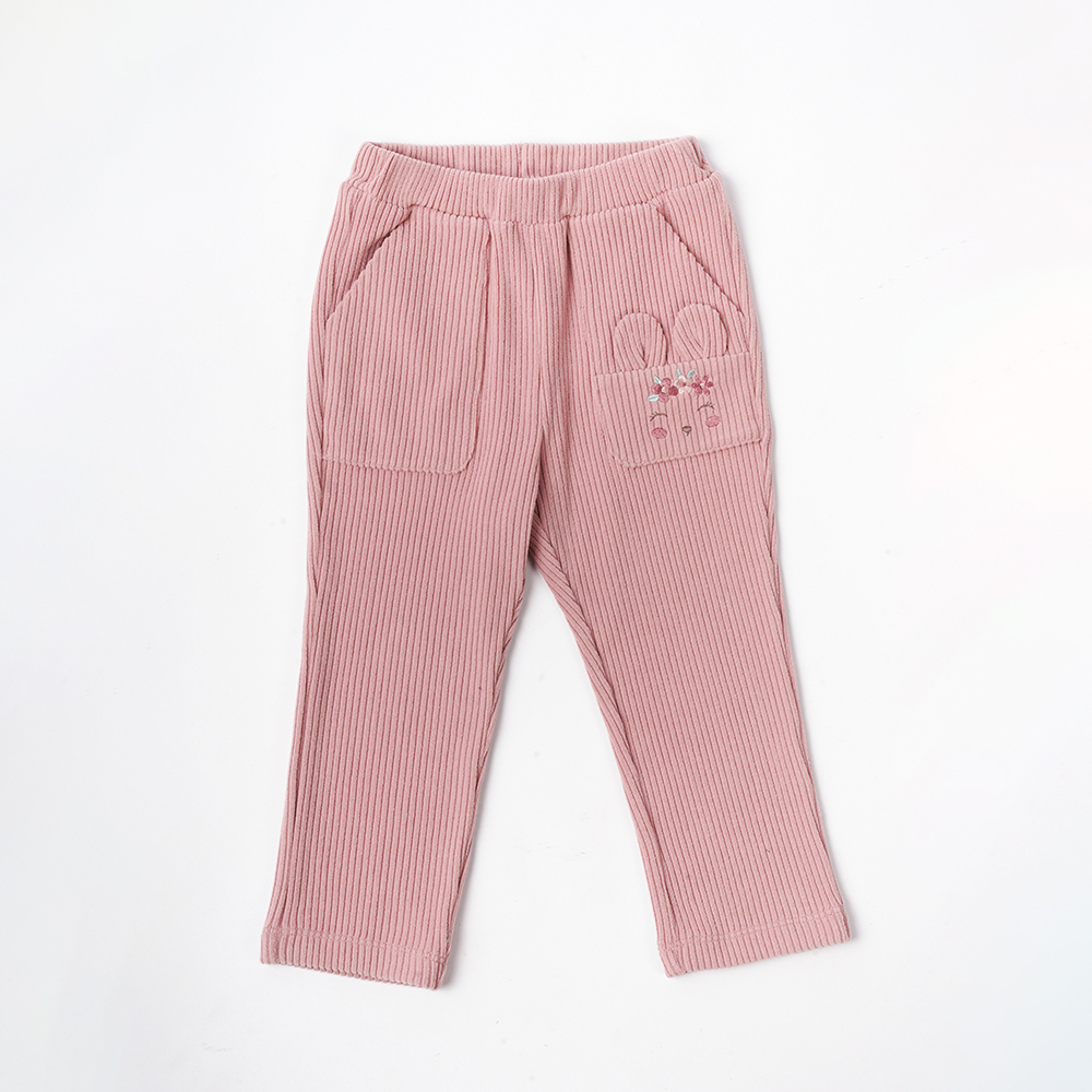 PIPPY可愛動物袋口長褲 粉