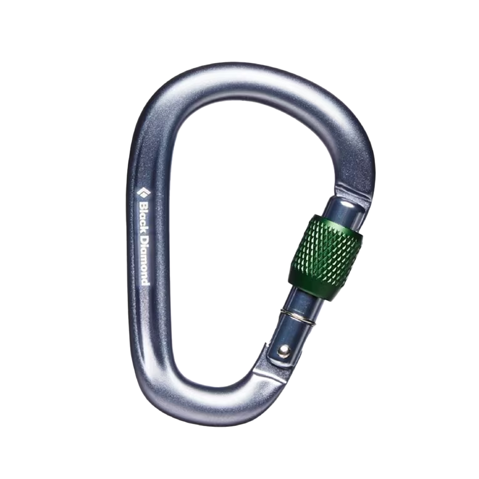 Black Diamond 美國 PEARLOCK SCREWGATE CARABINER 帶鎖鉤環 (2色) 保險鉤環/鑰匙圈/攀岩/露營 79BD381134