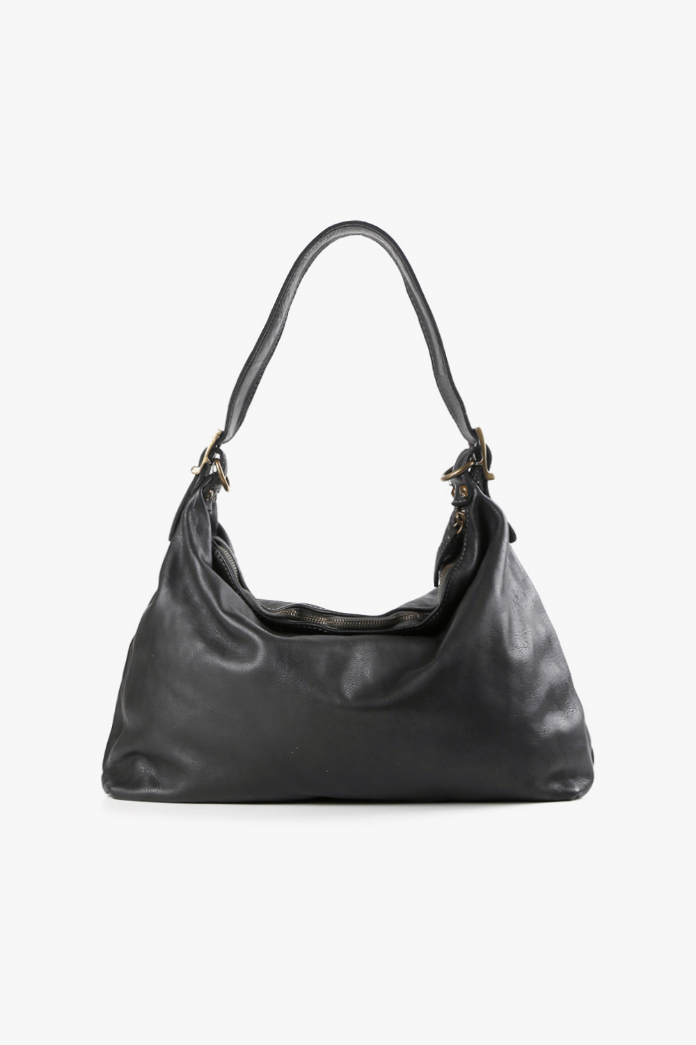 Ana 極簡方型側背包 黑色