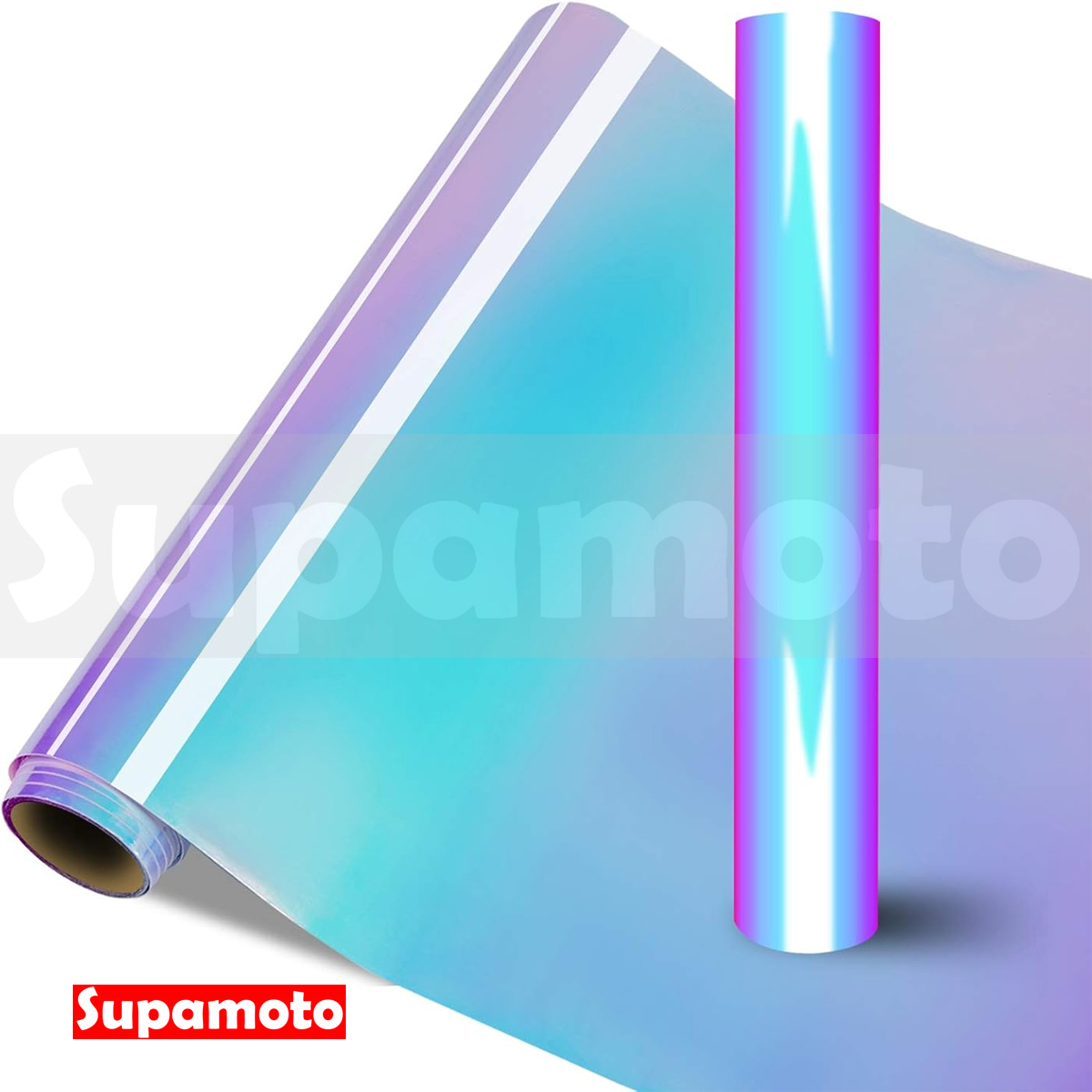 -Supamoto- 七彩膜 粉藍 雷射 電鍍膜 電鍍粉 霓虹 電鍍 彩色 彩虹 貼膜 改色 貼紙 變色