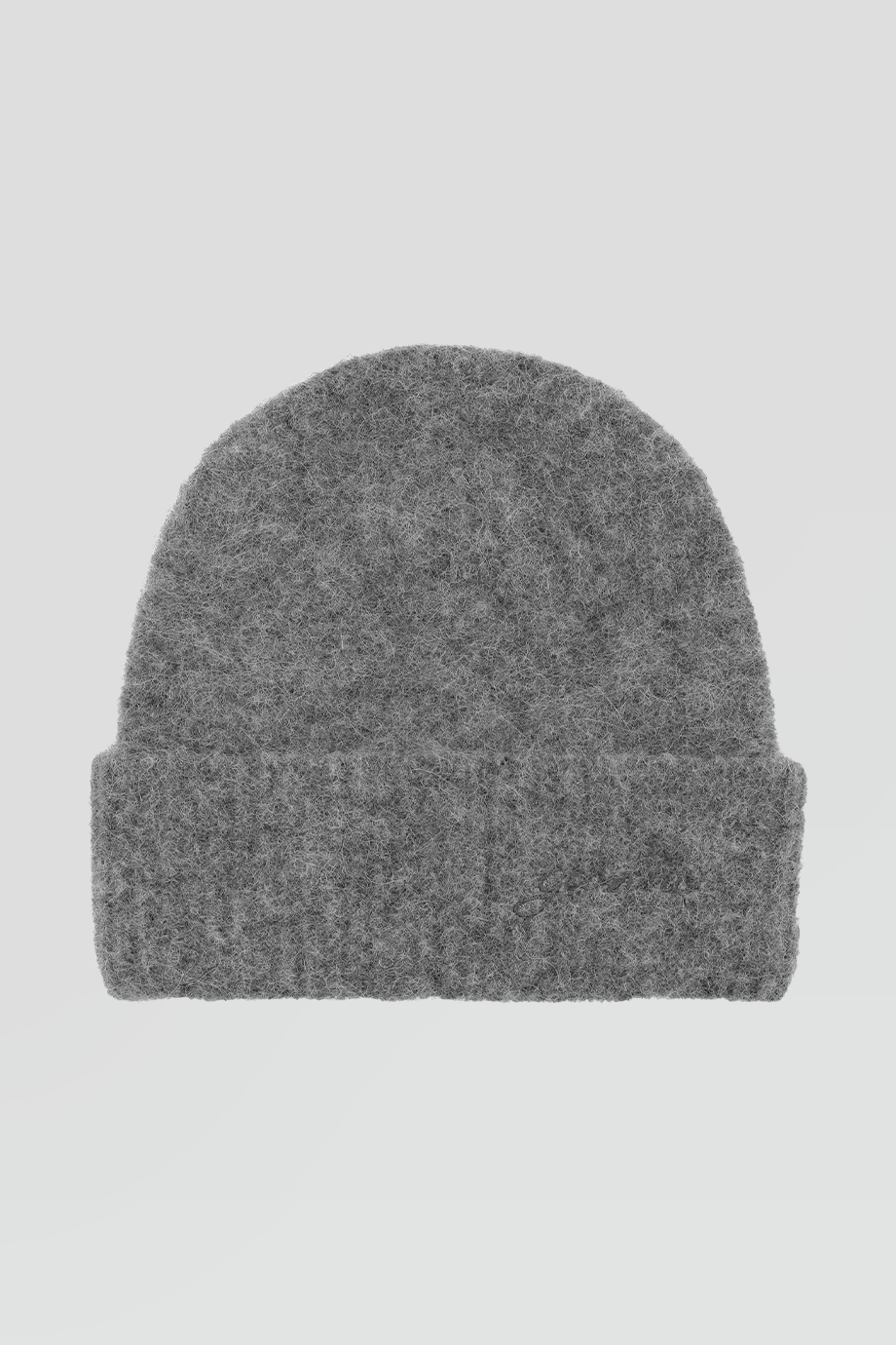 GANNI｜WOOL 刺繡LOGO毛線帽