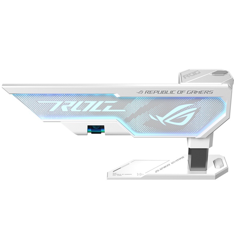 米特3C數位–華碩 XH01 ROG HERCULX GRAPHICS CARD HOLDER 白/黑 顯示卡支撐架