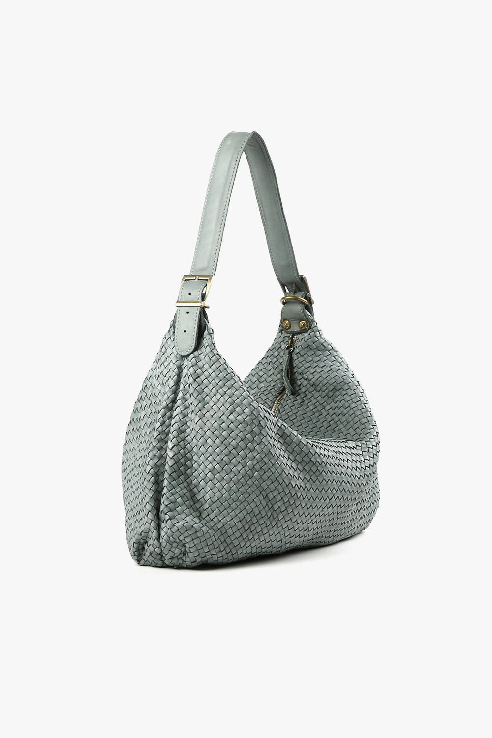 Nesi 輕量細編織包 湖水藍