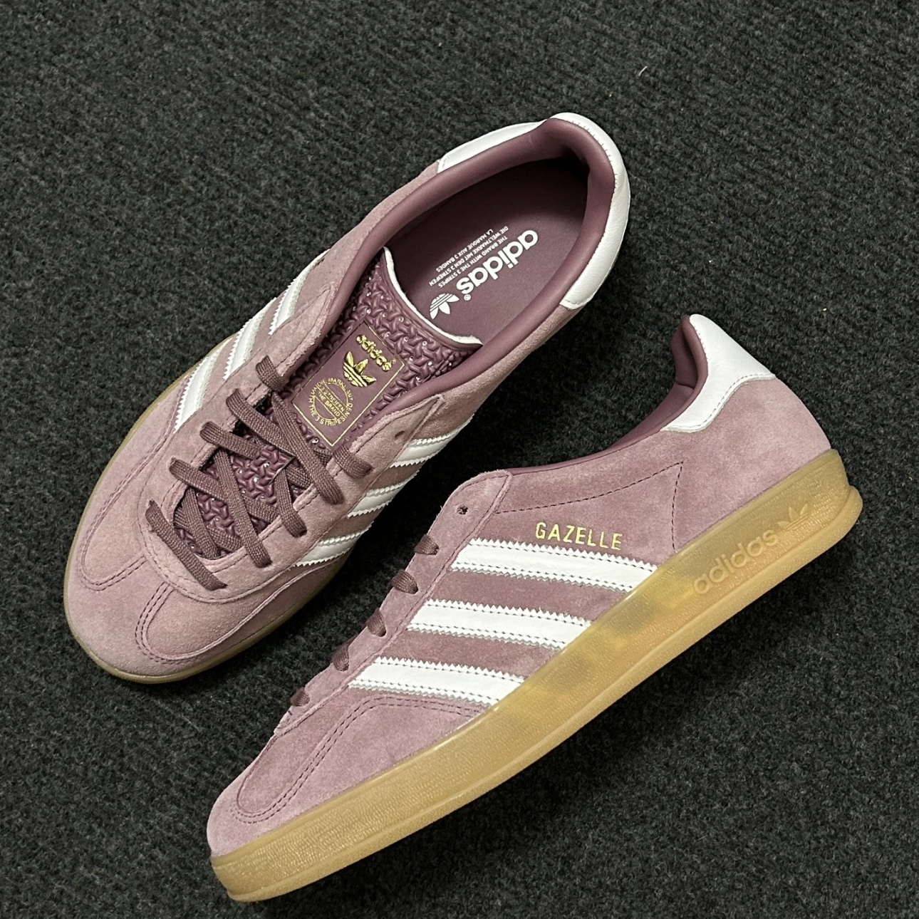 ADIDAS GAZELLE INDOOR SHADOW FIG 乾燥玫瑰 藕粉 女鞋 IH5483