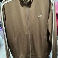 [S] NERDY EMBROIDERY LOGO NY TRACK TOP,BROWN, PNES24TR014104 (SN459)